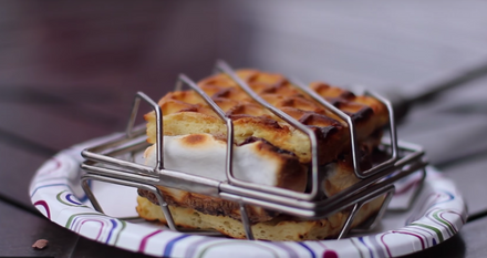 How to Make S'maffles, The Ultimate Camping Waffle